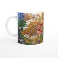 Floral Cups -  Large and Small Ceramic Mugs