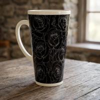 Latte 17oz Ceramic Mug - Coffee or Tea Cup, Extra Tall