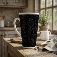 Latte 17oz Ceramic Mug - Coffee or Tea Cup, Extra Tall
