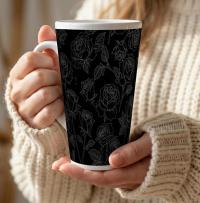 Latte 17oz Ceramic Mug - Coffee or Tea Cup, Extra Tall
