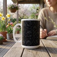 Roses - Floral Cups -  Large and Small Ceramic Mugs
