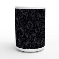 Roses - Floral Cups -  Large and Small Ceramic Mugs