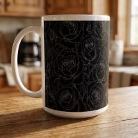 Roses - Floral Cups -  Large and Small Ceramic Mugs