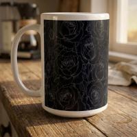 Roses - Floral Cups -  Large and Small Ceramic Mugs
