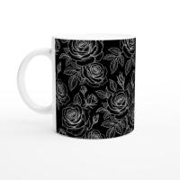 Roses - Floral Cups -  Large and Small Ceramic Mugs