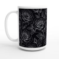 Roses - Floral Cups -  Large and Small Ceramic Mugs