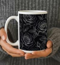 Roses - Floral Cups -  Large and Small Ceramic Mugs