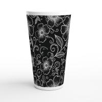 Latte 17oz Ceramic Mug - Coffee or Tea Cup, Extra Tall