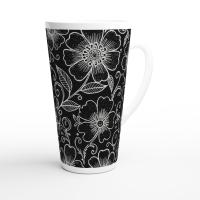Latte 17oz Ceramic Mug - Coffee or Tea Cup, Extra Tall