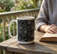 Roses - Floral Cups -  Large and Small Ceramic Mugs