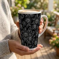Latte 17oz Ceramic Mug - Coffee or Tea Cup, Extra Tall
