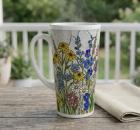 Latte 17oz Ceramic Mug - Coffee or Tea Cup, Extra Tall