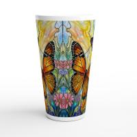 Latte 17oz Ceramic Mug - Coffee or Tea Cup, Extra Tall