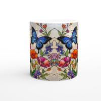 Butterfly Cups, Large and Small Mug Set