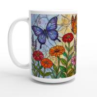 Butterfly Cups, Large and Small Mug Set