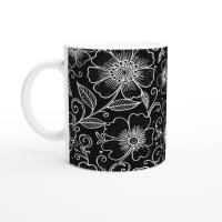 Floral Cups -  Large and Small Ceramic Mugs