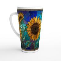 Latte 17oz Ceramic Mug - Coffee or Tea Cup, Extra Tall