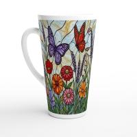 Latte 17oz Ceramic Mug - Coffee or Tea Cup, Extra Tall