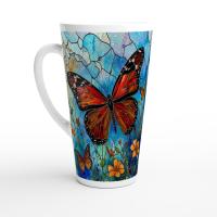 Latte 17oz Ceramic Mug - Coffee or Tea Cup, Extra Tall