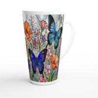 Latte 17oz Ceramic Mug - Coffee or Tea Cup, Extra Tall