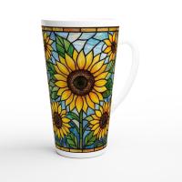 Latte 17oz Ceramic Mug - Coffee or Tea Cup, Extra Tall