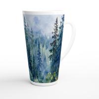 Latte 17oz Ceramic Mug - Coffee or Tea Cup, Extra Tall