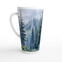 Latte 17oz Ceramic Mug - Coffee or Tea Cup, Extra Tall