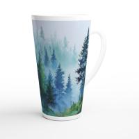 Latte 17oz Ceramic Mug - Coffee or Tea Cup, Extra Tall