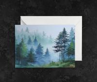 Forest Greeting Cards, Botanical Art, Blank Gift Cards