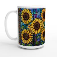 Sunflower Cups Set - Large and Small Mugs
