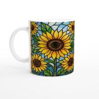 Sunflower Cups Set - Large and Small Mugs