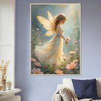 Fairy Print - Framed or Unframed - Original Art - Print on Paper