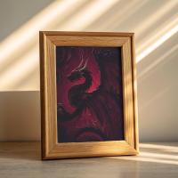 Dragon Print - Framed or Unframed - Original Art - Print on Paper