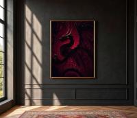 Dragon Print - Framed or Unframed - Original Art - Print on Paper