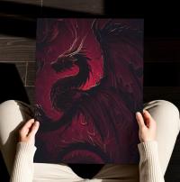 Dragon Print - Framed or Unframed - Original Art - Print on Paper