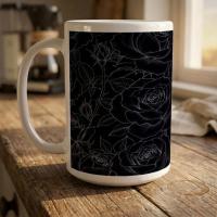 Roses - Floral Cups -  Large and Small Ceramic Mugs