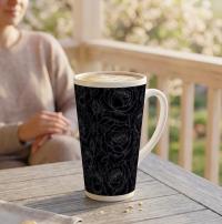 Latte 17oz Ceramic Mug - Coffee or Tea Cup, Extra Tall