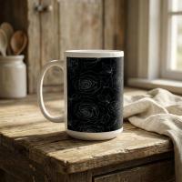 Floral Cups -  Large and Small Ceramic Mugs
