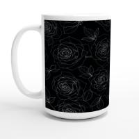 Floral Cups -  Large and Small Ceramic Mugs