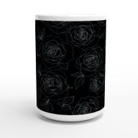 Floral Cups -  Large and Small Ceramic Mugs