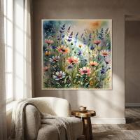 Floral Print - Framed or Unframed - Original Art - Print on Paper