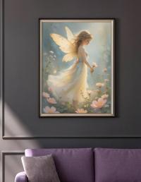 Fairy Print - Framed or Unframed - Original Art - Print on Paper