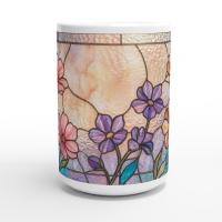Floral Cups -  Large and Small Ceramic Mugs
