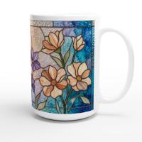 Floral Cups -  Large and Small Ceramic Mugs