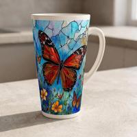 Latte 17oz Ceramic Mug - Coffee or Tea Cup, Extra Tall