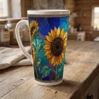 Latte 17oz Ceramic Mug - Coffee or Tea Cup, Extra Tall