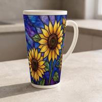 Latte 17oz Ceramic Mug - Coffee or Tea Cup, Extra Tall