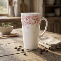 Latte 17oz Ceramic Mug - Coffee or Tea Cup, Extra Tall