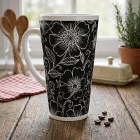 Latte 17oz Ceramic Mug - Coffee or Tea Cup, Extra Tall