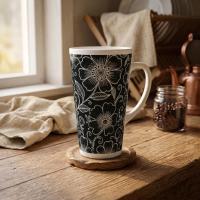Latte 17oz Ceramic Mug - Coffee or Tea Cup, Extra Tall